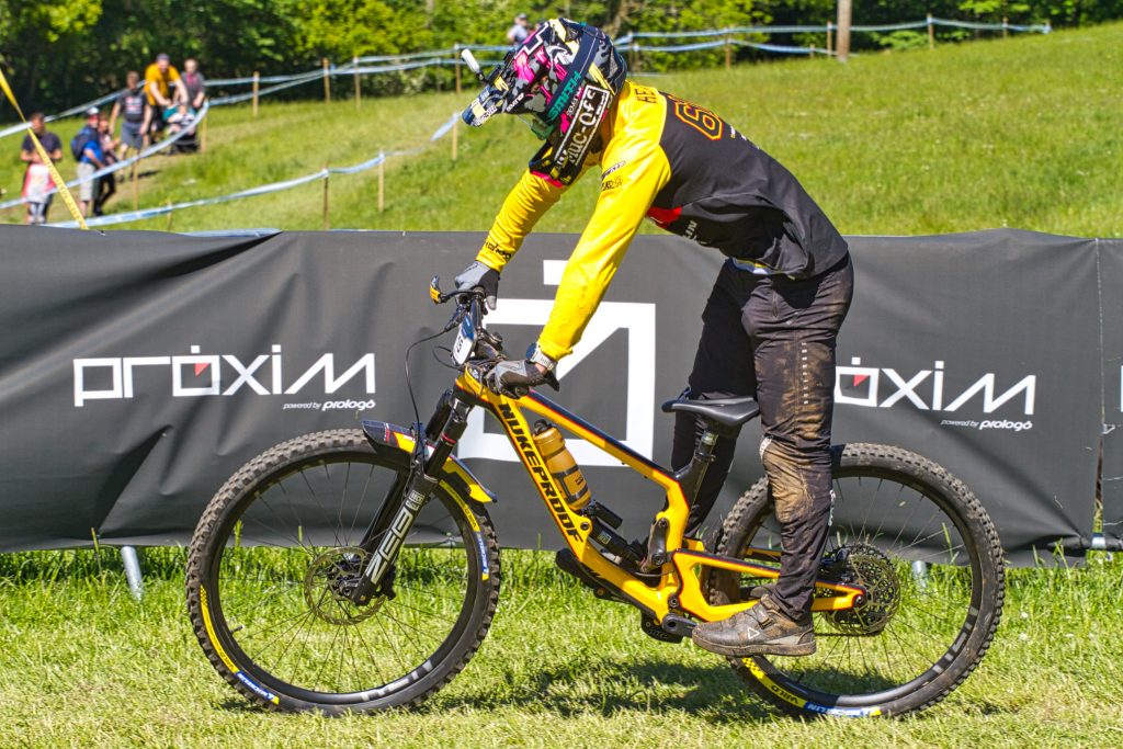 Competitor at the enduro world series